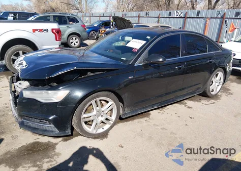 2016 Audi A6 2.0T Premium Plus z USA, uszkodzony, nr VIN WAUGFAFC1GN096672